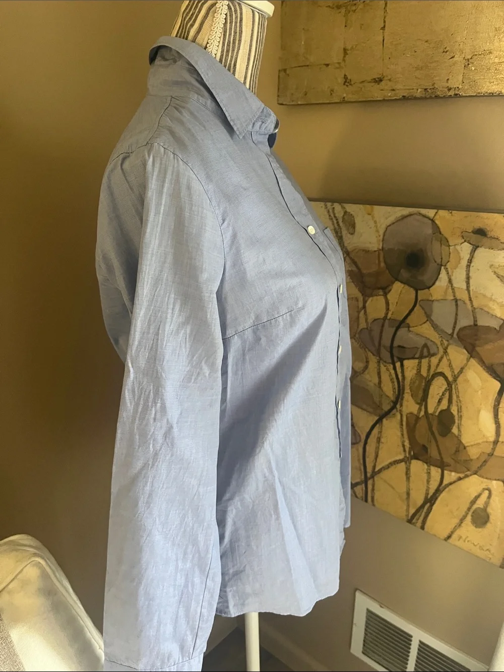 J Crew ladies boy style blouse sz 4
